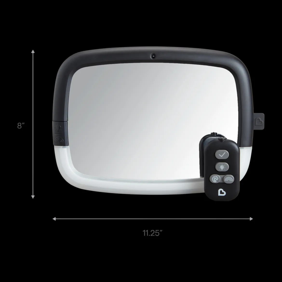 Night Light In-Sight Pivot Car Back Seat Mirror