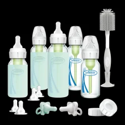 Options+ Narrow Glass Baby Bottle Starter Gift Set