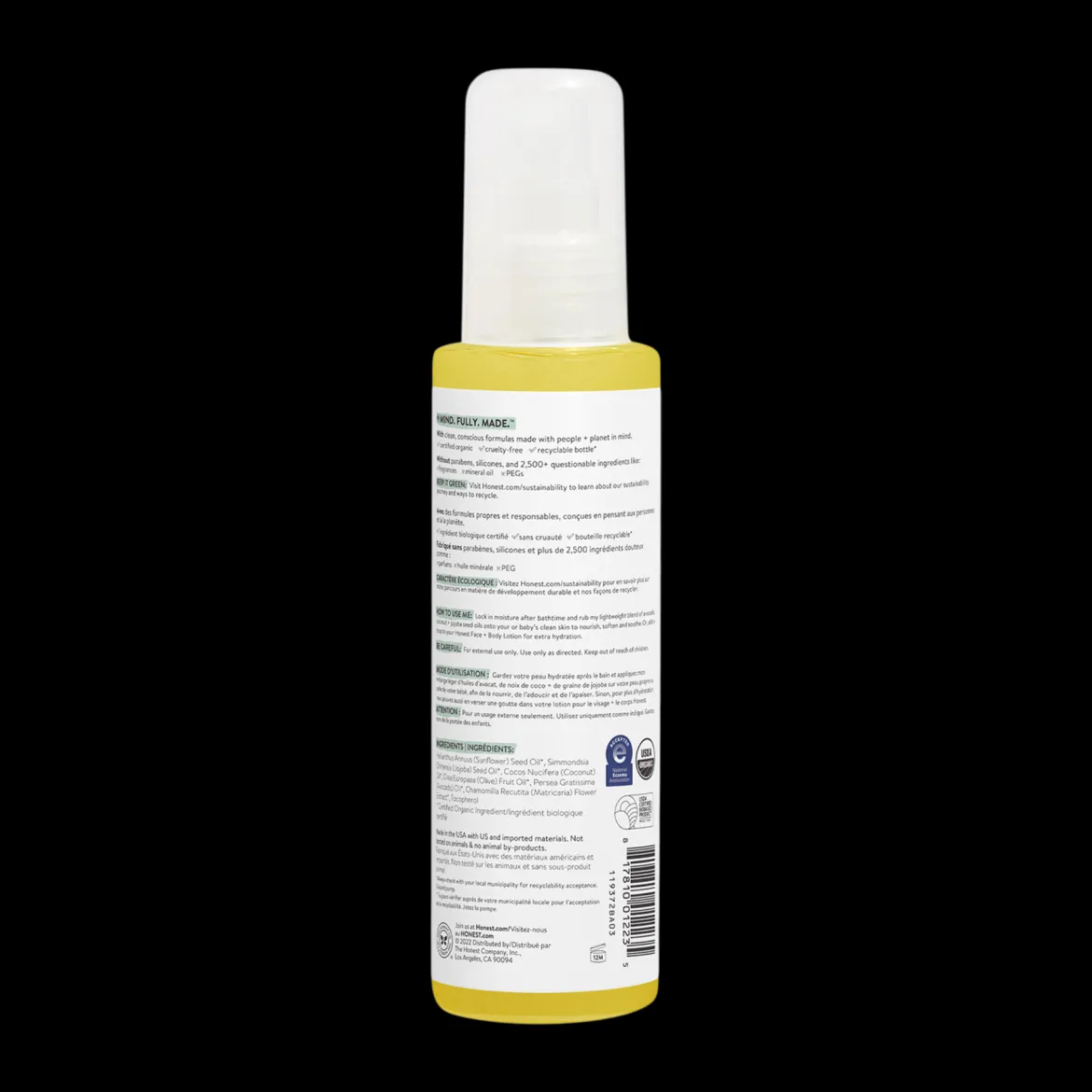 Organic Body Oil