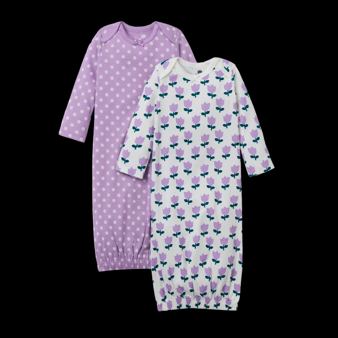 Organic Cotton Gown (2 Pack)