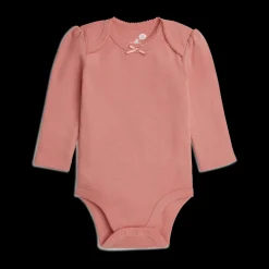 Organic Cotton Long-Sleeve Solid Bodysuits (5 Pack)