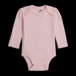 Organic Cotton Long-Sleeve Solid Bodysuits (5 Pack)