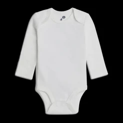 Organic Cotton Long-Sleeve Solid Bodysuits (5 Pack)