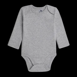 Organic Cotton Long-Sleeve Solid Bodysuits (5 Pack)