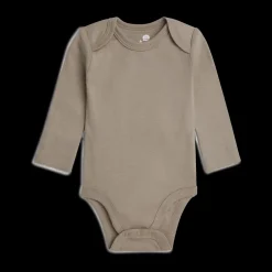 Organic Cotton Long-Sleeve Solid Bodysuits (5 Pack)