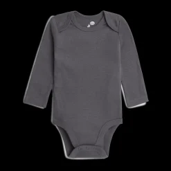 Organic Cotton Long-Sleeve Solid Bodysuits (5 Pack)