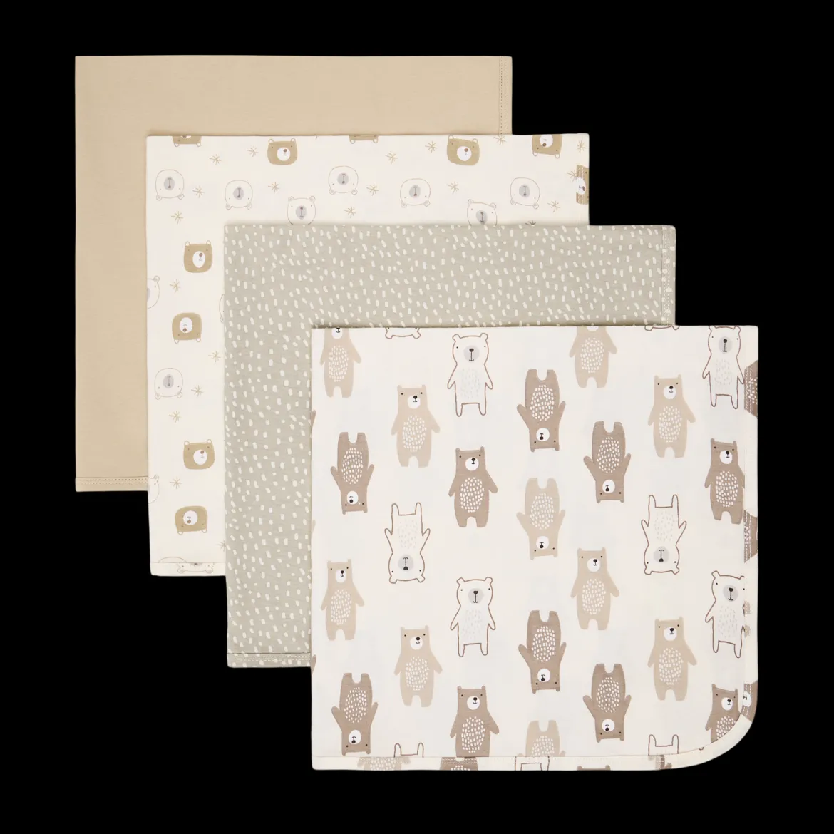 Organic Cotton Receiving Blanket (4 Pack)
