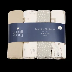 Organic Cotton Receiving Blanket (4 Pack)