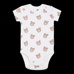 Organic Cotton Short-Sleeve Printed Bodysuit (5 Pack)