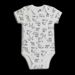 Organic Cotton Short-Sleeve Printed Bodysuit (5 Pack)
