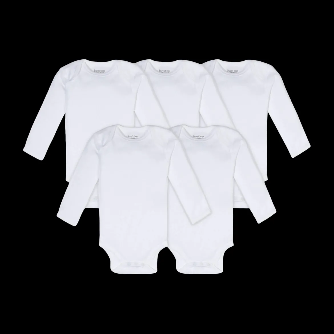 Organic Long Sleeve Bodysuit (5-Pack)