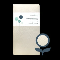 Organic Ultra Breathable Innerspring 2-Stage Baby Crib & Toddler Mattress