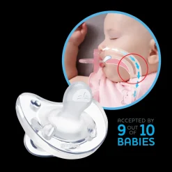 PhysioForma Silicone Orthodontic Pacifier (4 Pack)