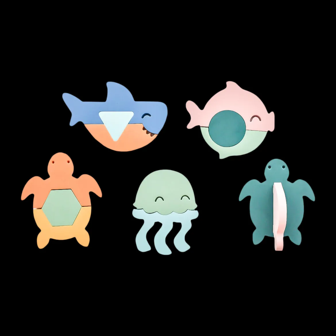 5-Piece Bath Toy Set