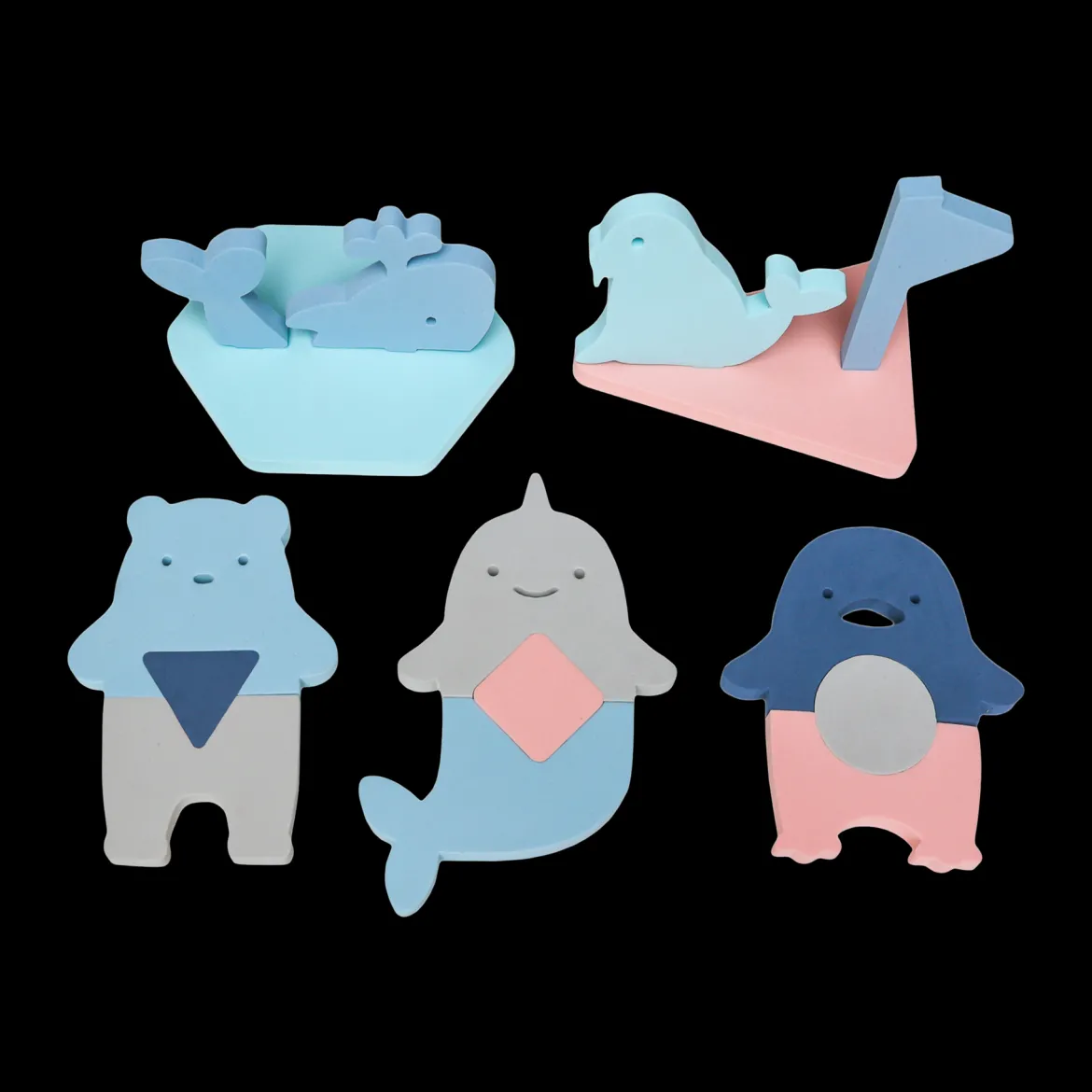 5-Piece Bath Toy Set