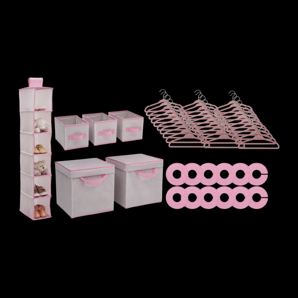 48-Piece Nursery Storage Set