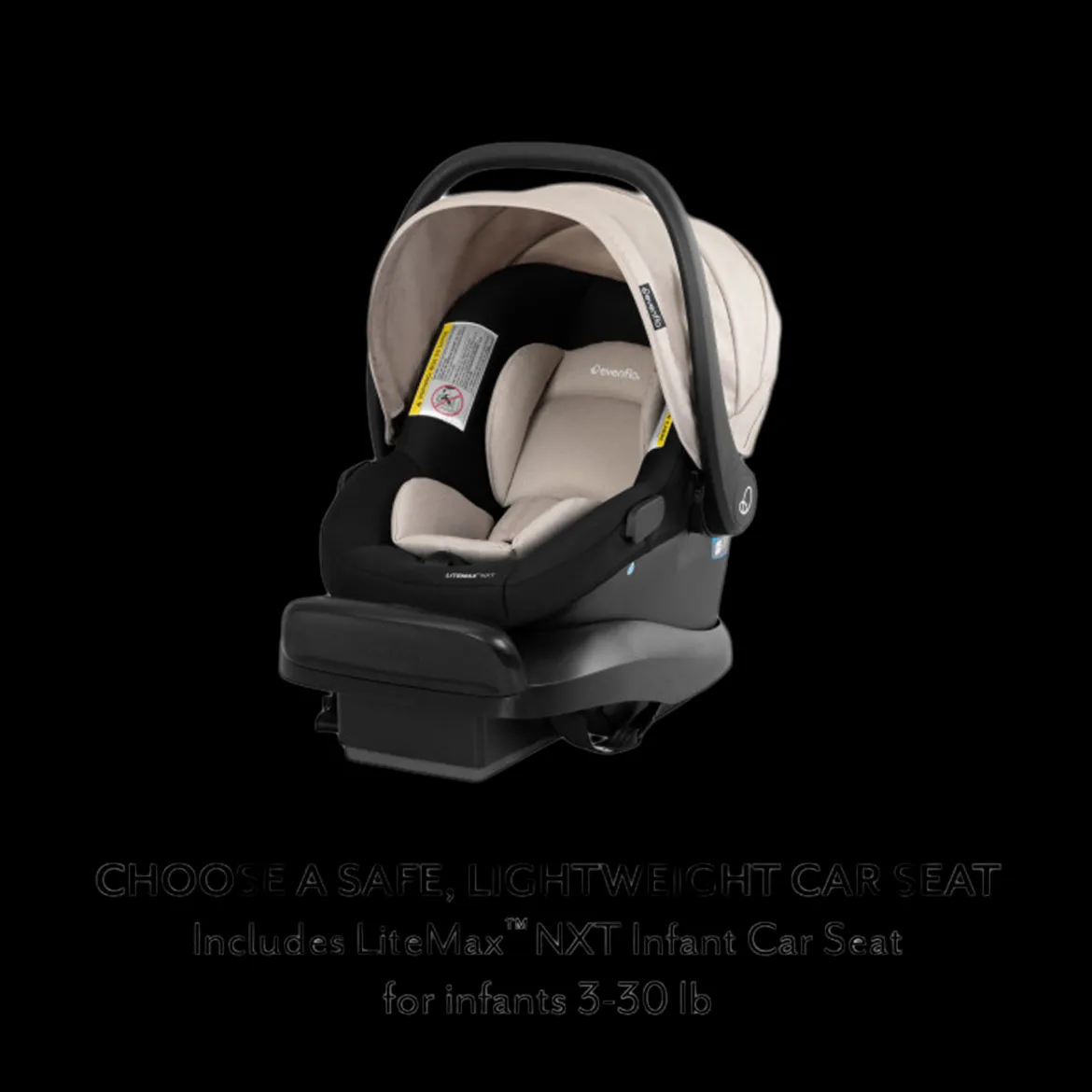 Pivot Xpand NXT Travel System featuring LiteMax NXT Infant Car Seat