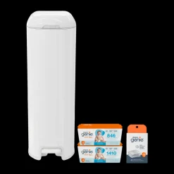 Platinum Stainless Steel Diaper Pail Gift Set