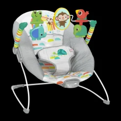 Playful Paradise Vibrating Baby Bouncer with Toys