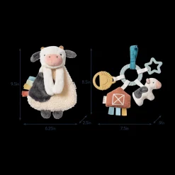 Plush Lovey & Teething Activity Toy Gift Set