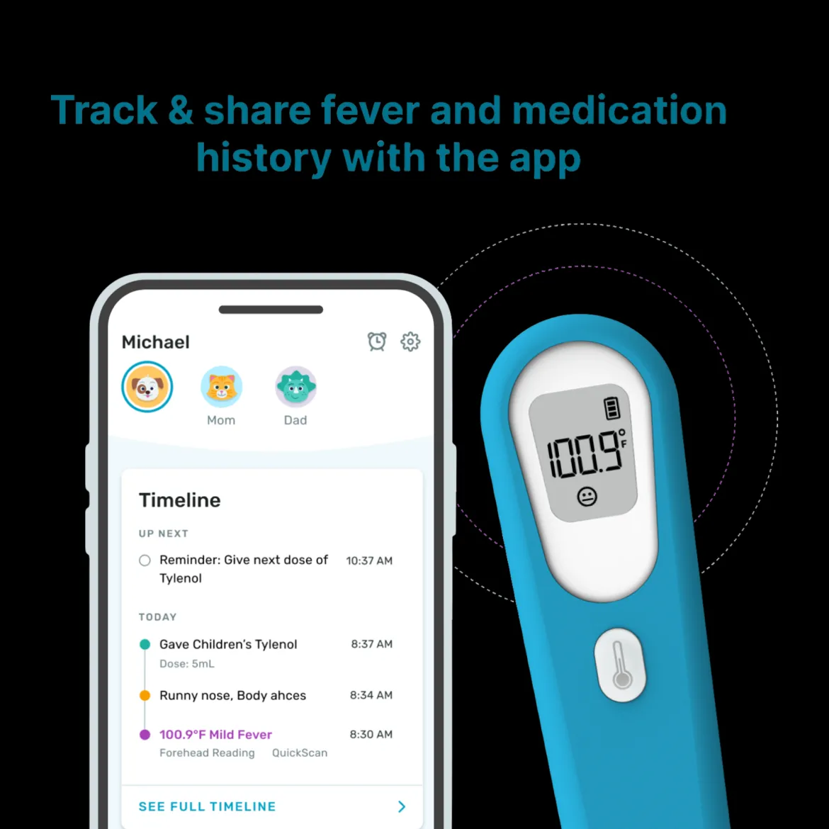 QuickScan Non-Contact Thermometer