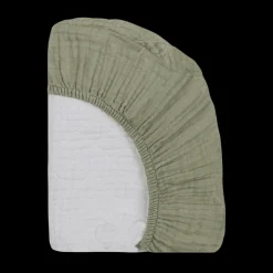 Quilted Changing Pad Cover in GOTS Certified Organic Muslin Cotton