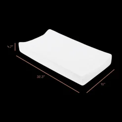 Quilted Changing Pad Cover in GOTS Certified Organic Muslin Cotton