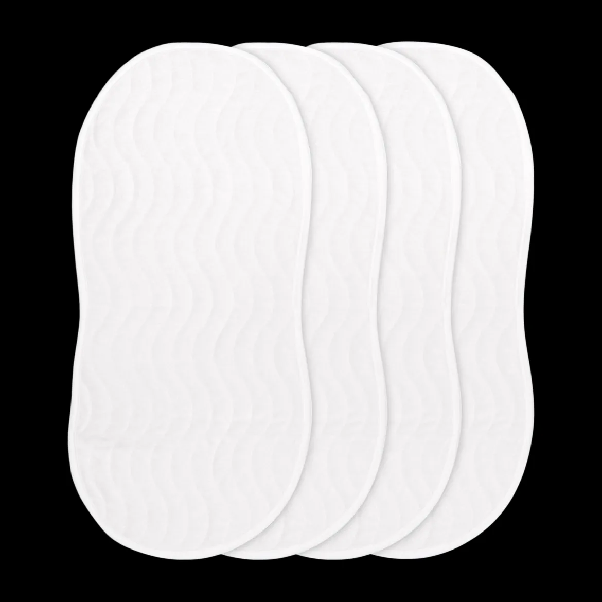 Quilted Reusable Changing Pad Liners (4-Pack)