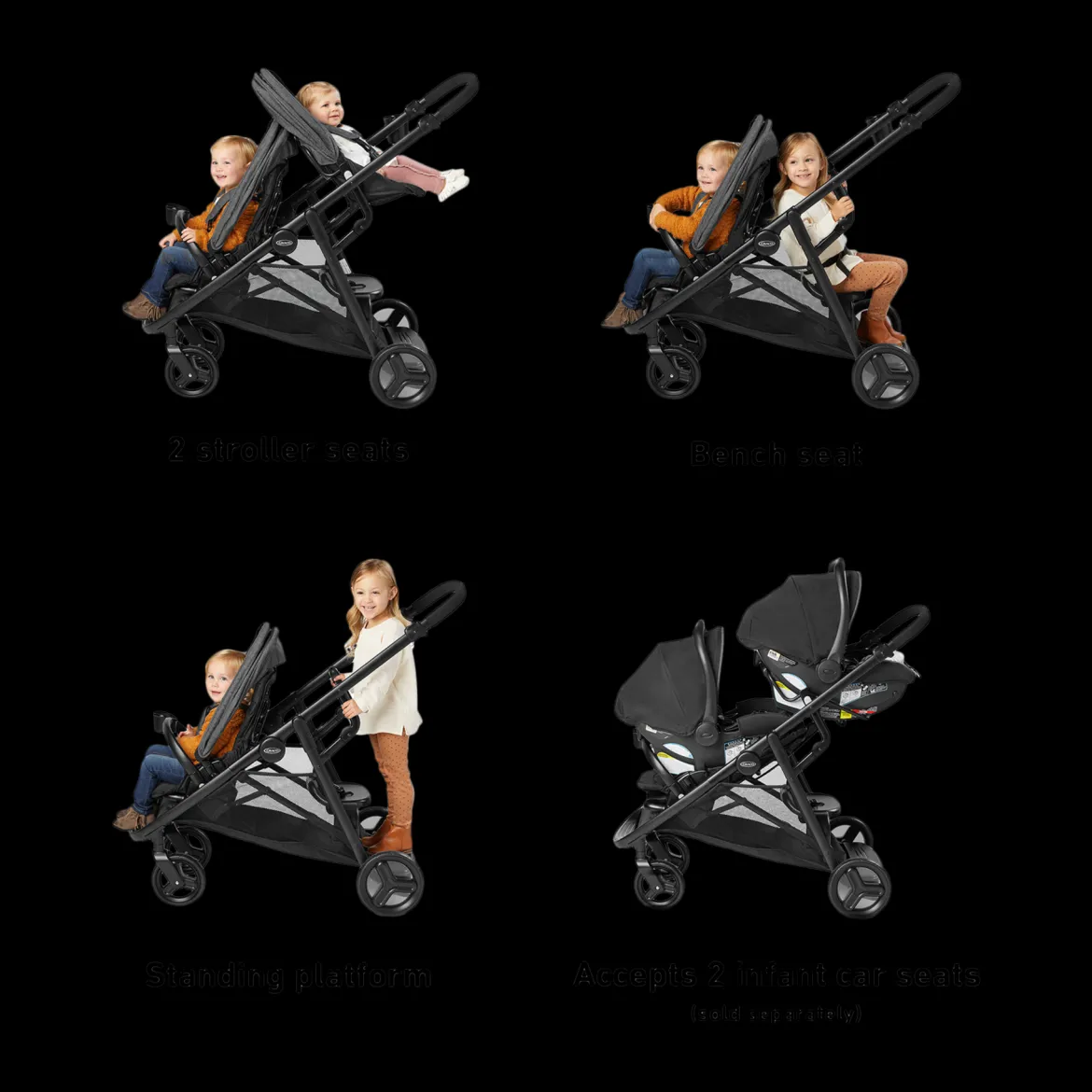 Ready2Grow 2.0 Double Stroller