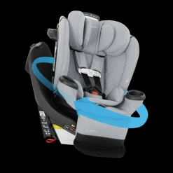 Revolve360 Extend All-in-One Rotational Car Seat with Green & Gentle Fabric