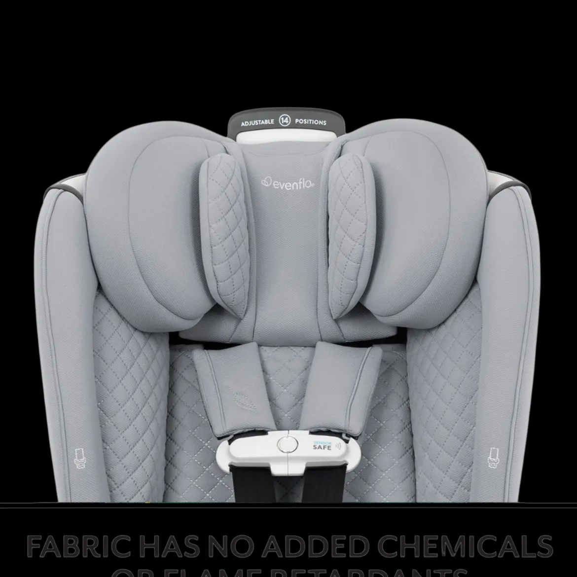 Revolve360 Extend All-in-One Rotational Car Seat with Green & Gentle Fabric