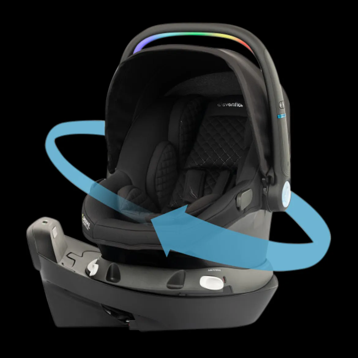 Revolve180 LiteMax NXT Rotational Infant Car Seat with SensorySoothe