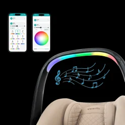 Revolve180 LiteMax NXT Rotational Infant Car Seat with SensorySoothe