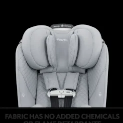 Revolve360 Slim 2-in-1 Rotational Car Seat with Green & Gentle Fabric