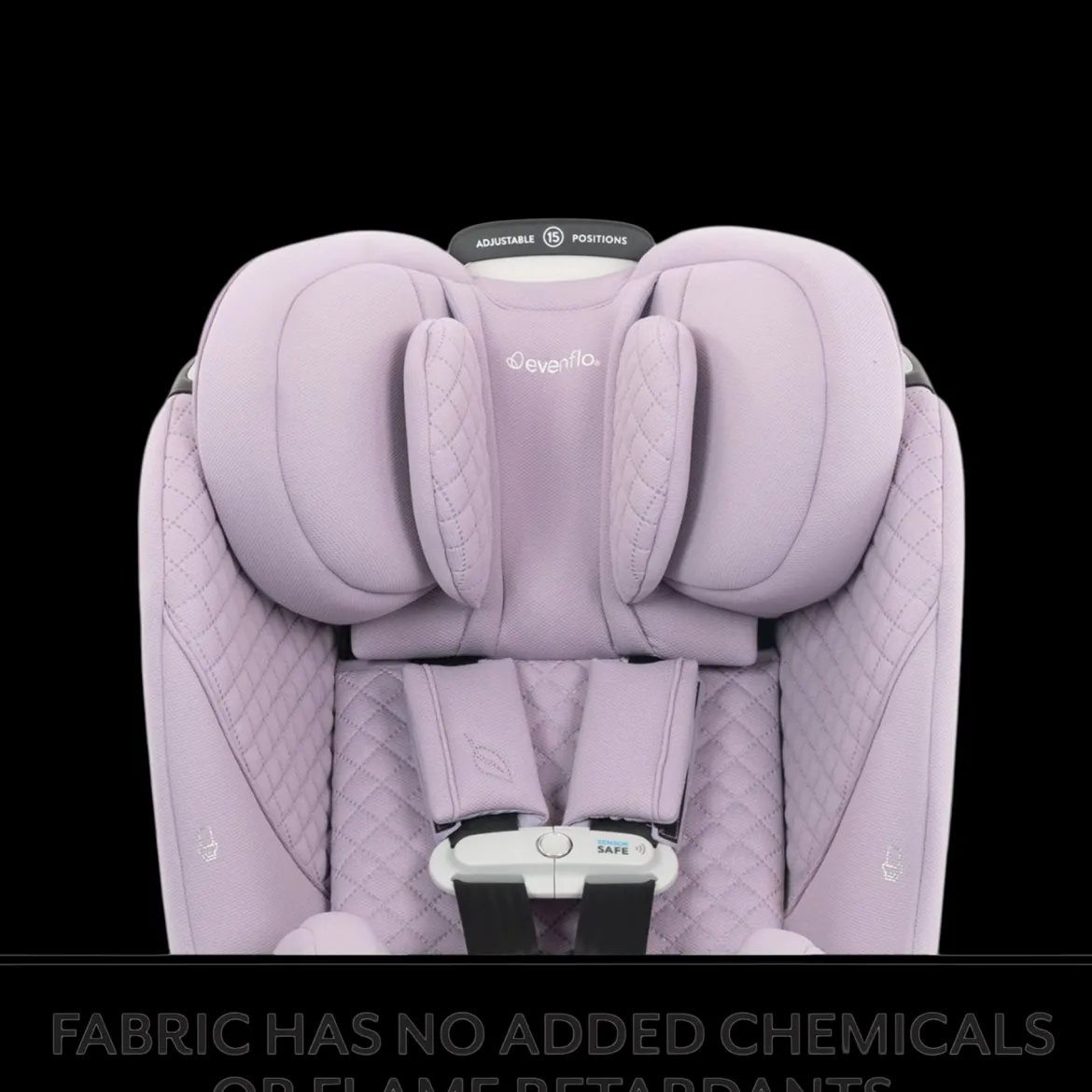 Revolve360 Slim 2-in-1 Rotational Car Seat with Green & Gentle Fabric