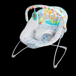 Safari Fun Vibrating Bouncer with Toy Bar