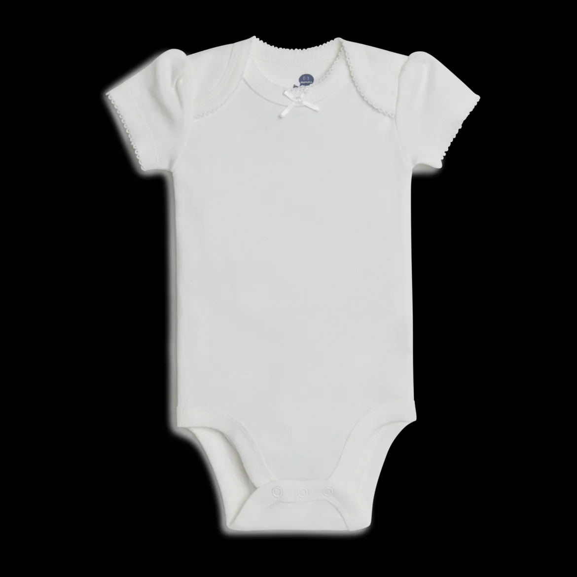 Short Sleeve Solid Organic Cotton Bodysuits (5 Pack)