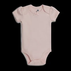 Short Sleeve Solid Organic Cotton Bodysuits (5 Pack)