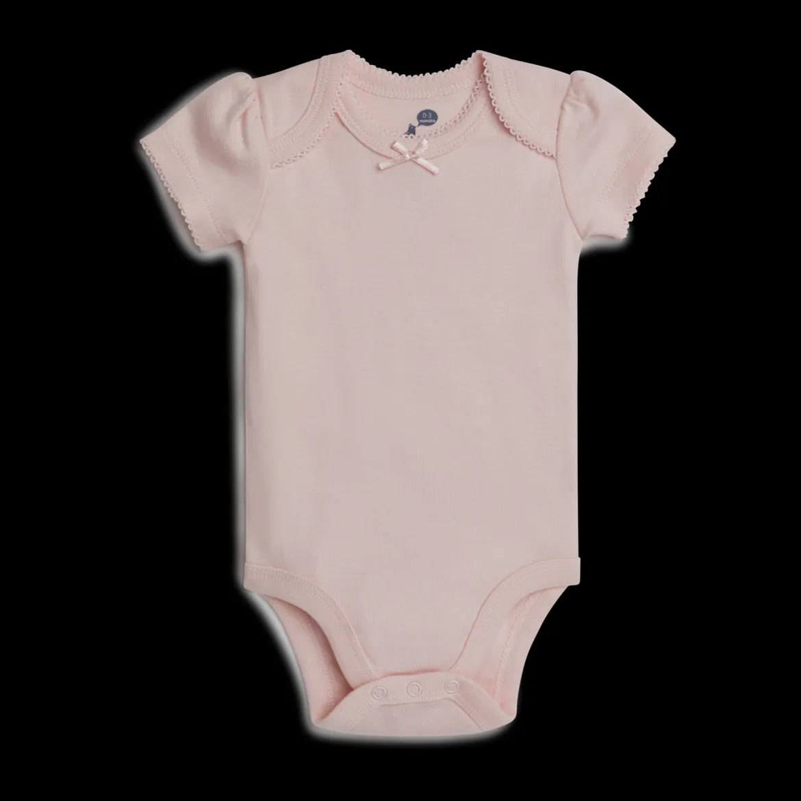 Short Sleeve Solid Organic Cotton Bodysuits (5 Pack)