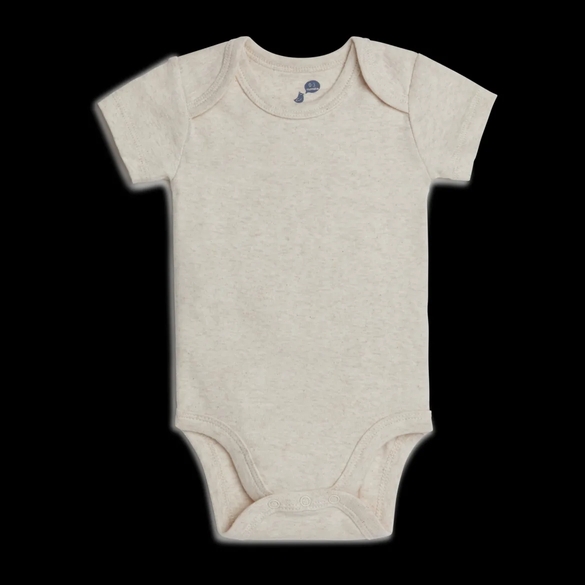 Short Sleeve Solid Organic Cotton Bodysuits (5 Pack)