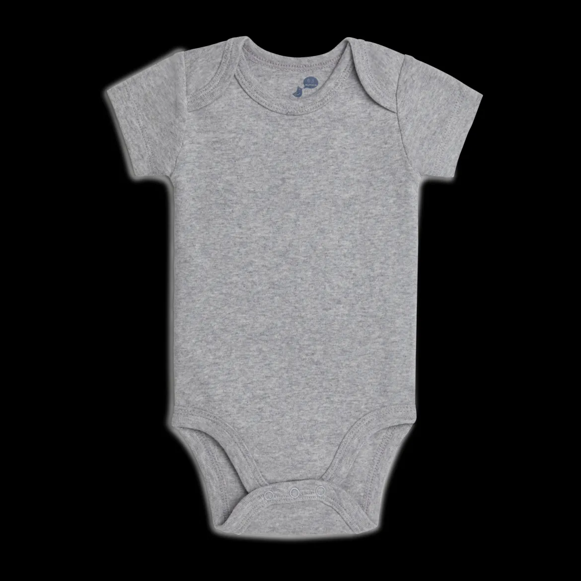 Short Sleeve Solid Organic Cotton Bodysuits (5 Pack)