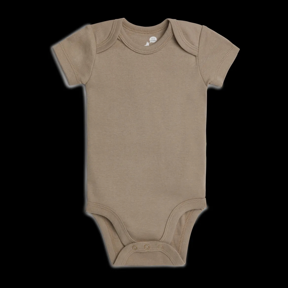 Short Sleeve Solid Organic Cotton Bodysuits (5 Pack)