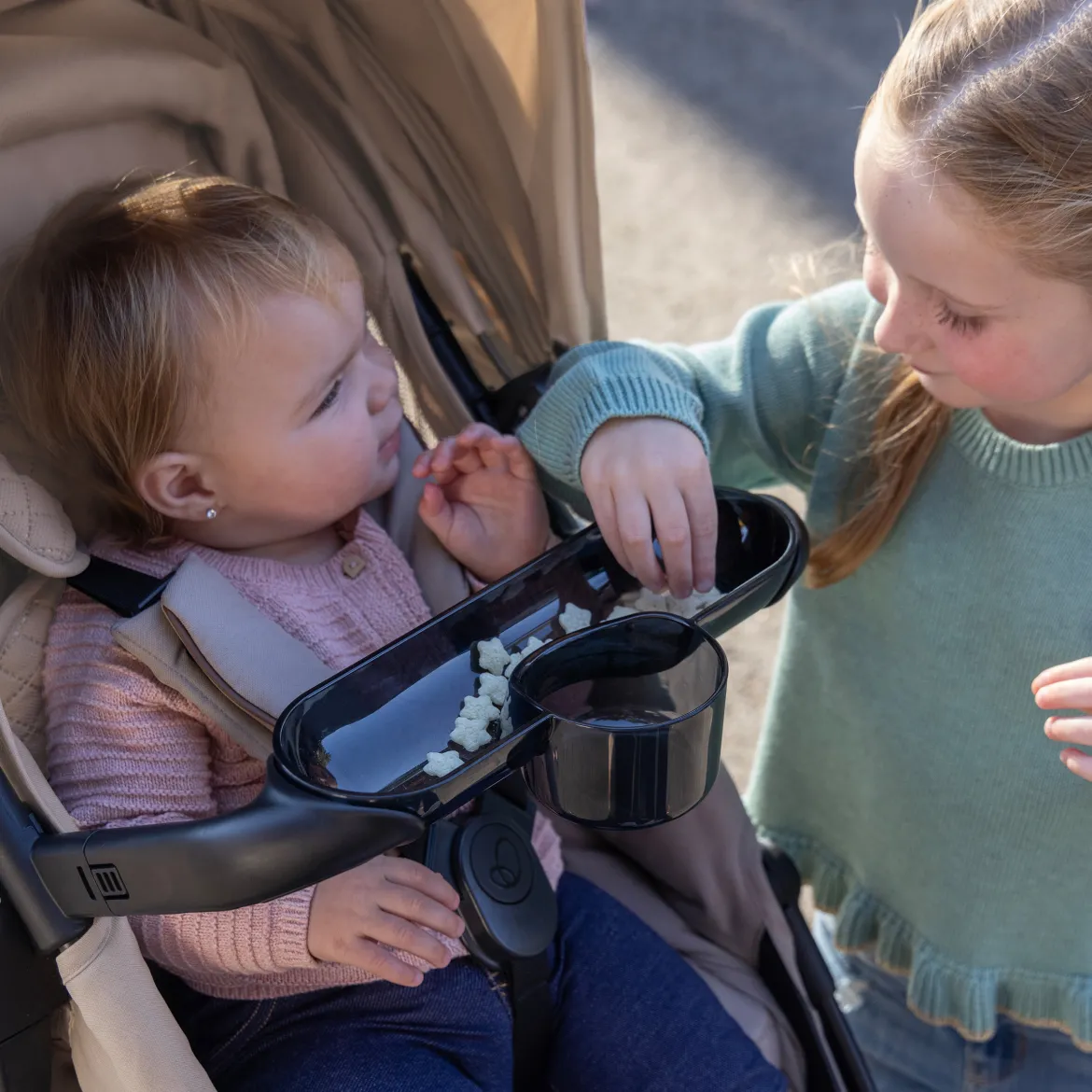 Shyft Intuiti+ Stroller with Green & Gentle Fabric