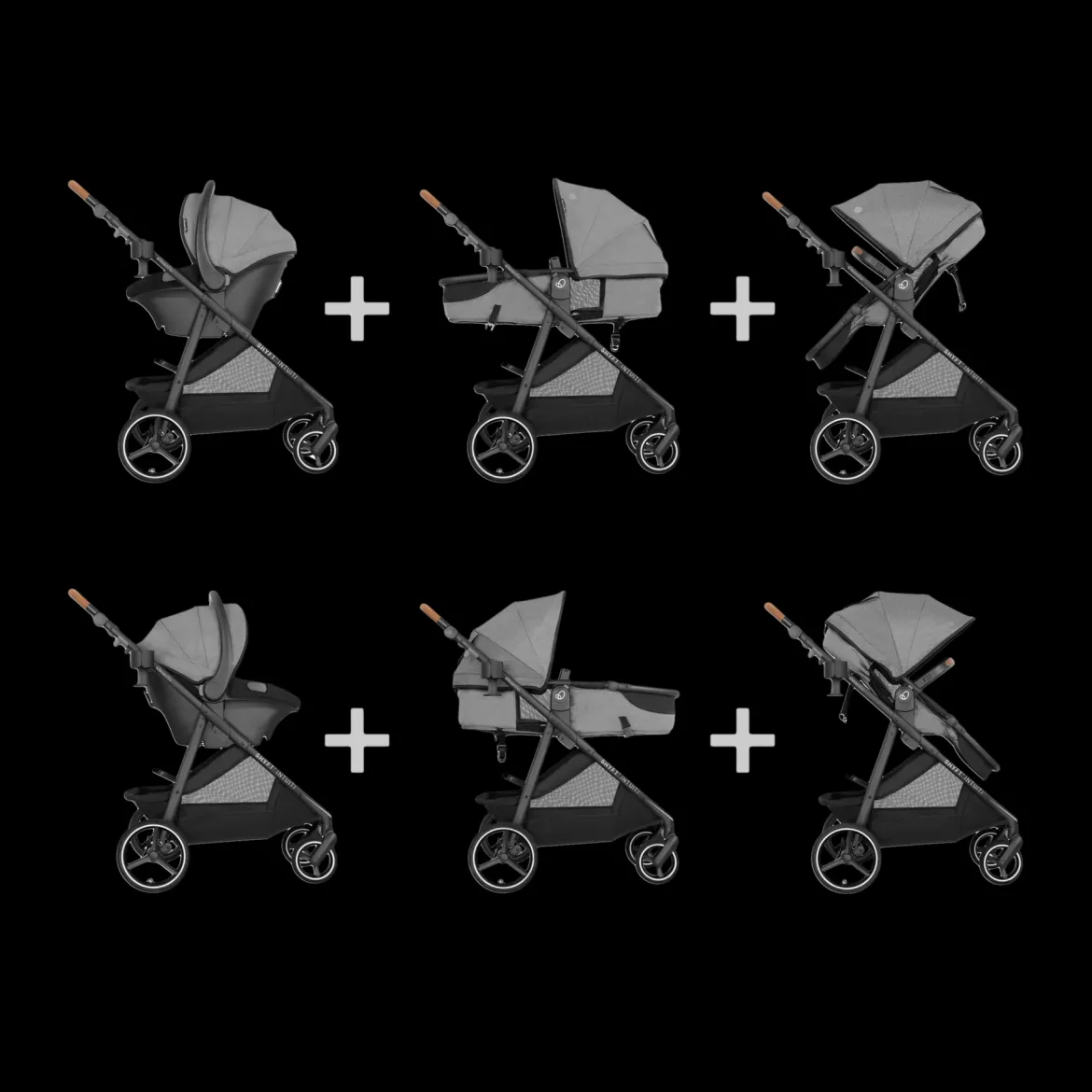 Shyft Intuiti Travel System with Revolve180 LiteMax NXT Rotational Infant Car Seat