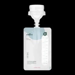 Simple Store Breast Milk Collection Storage Bags with Bottle Connector - 10ct