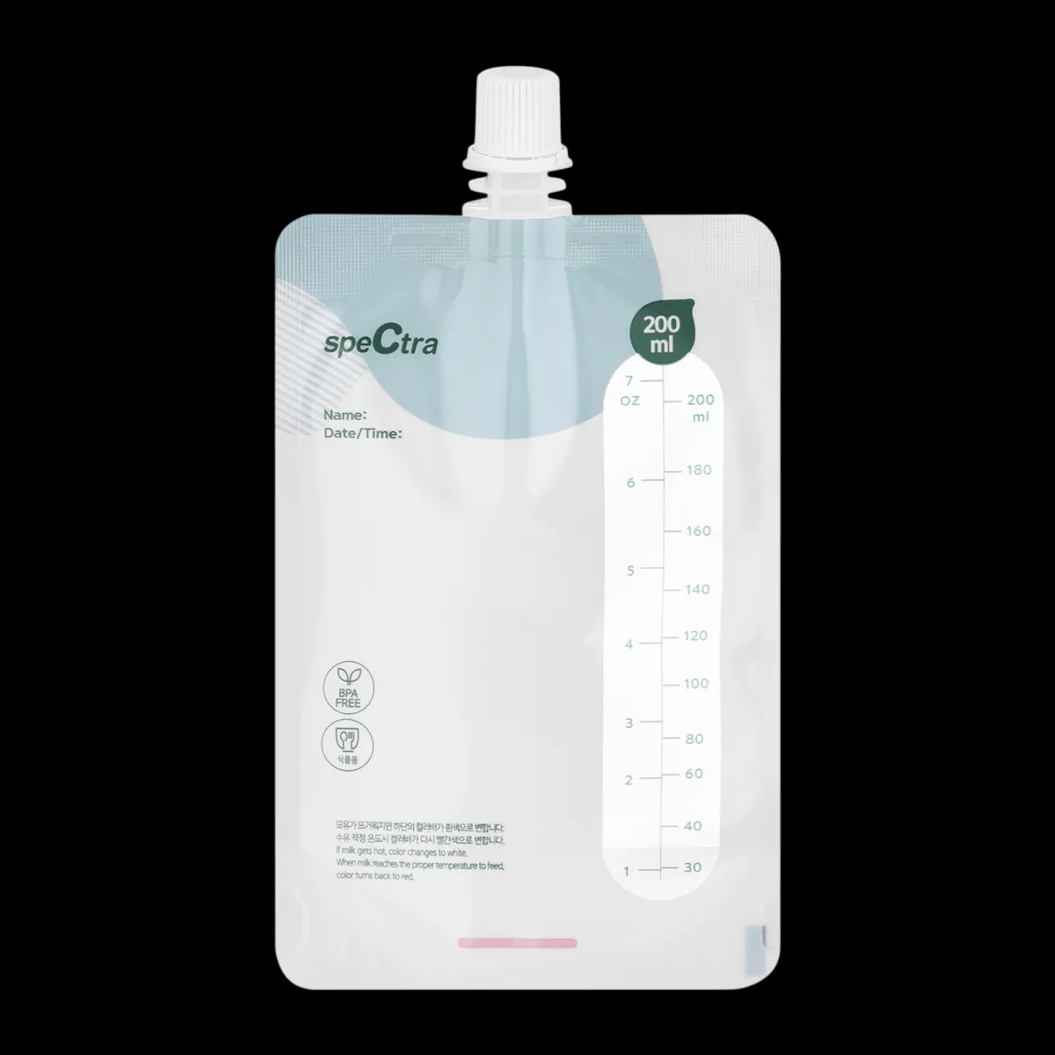Simple Store Breast Milk Collection Storage Bags with Bottle Connector - 10ct