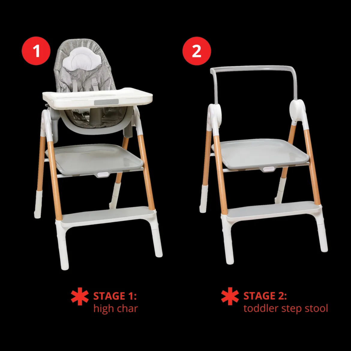 Sit-To-Step High Chair
