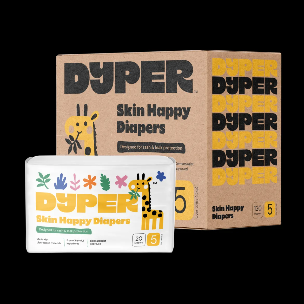 Skin Happy Diapers - Monthly Box