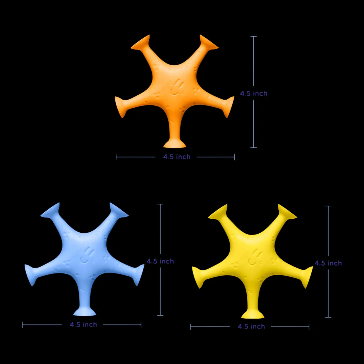 Starfish Suction Bath Toys