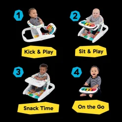 Tappin Tunes' Learn to Sit 4-in-1 Floor Seat